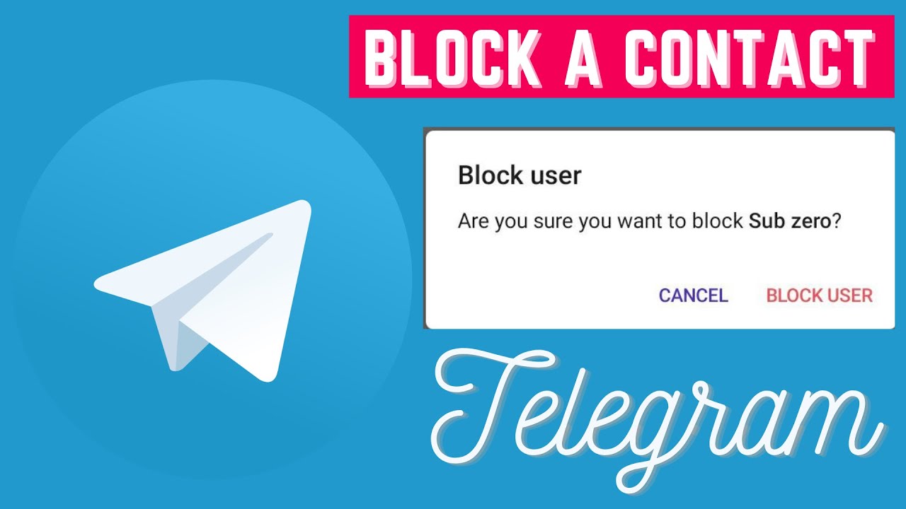 Telegram Block User什么意思？